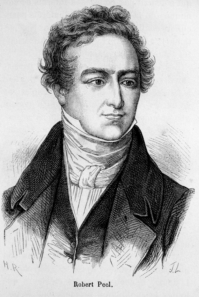 Robert Peel brit politikus (1788-1850) portréja alkotó: Unknown artist