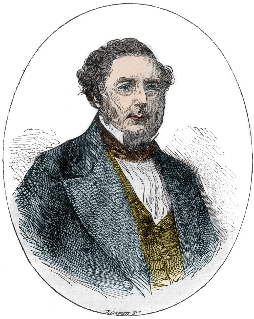 Robert Stephenson angol gépész- és építőmérnök (1803-1859) portréja alkotó: Unknown artist