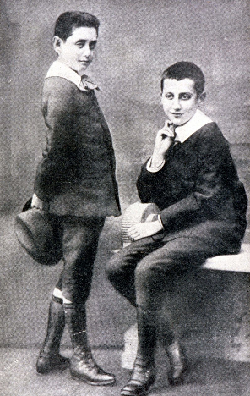 Robert és Marcel Proust portréja, n.d. 1885. v. alkotó: Unknown artist