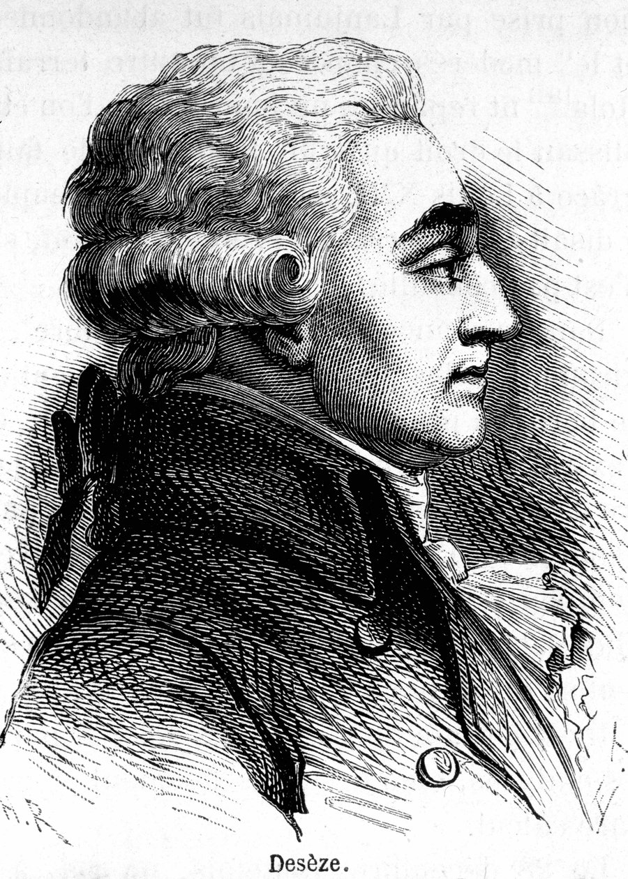 Romain Deseze vagy De Seze (1748-1828), XVI. Lajos ügyvédjének portréja a tárgyalása alatt. alkotó: Unknown artist