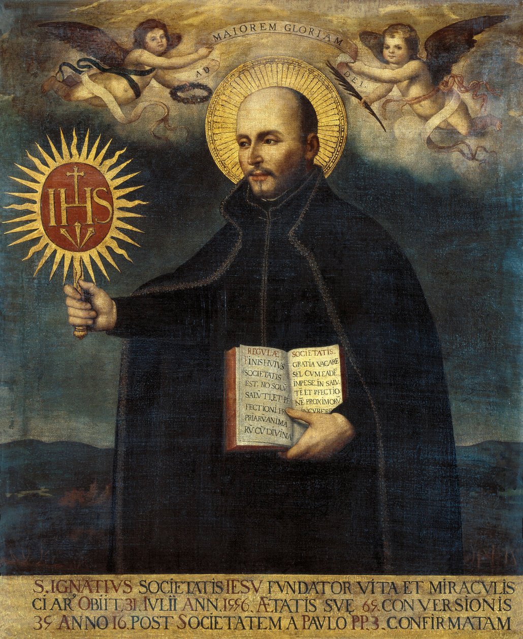 Loyola Szent Ignác (1491-1556) portréja alkotó: Unknown artist