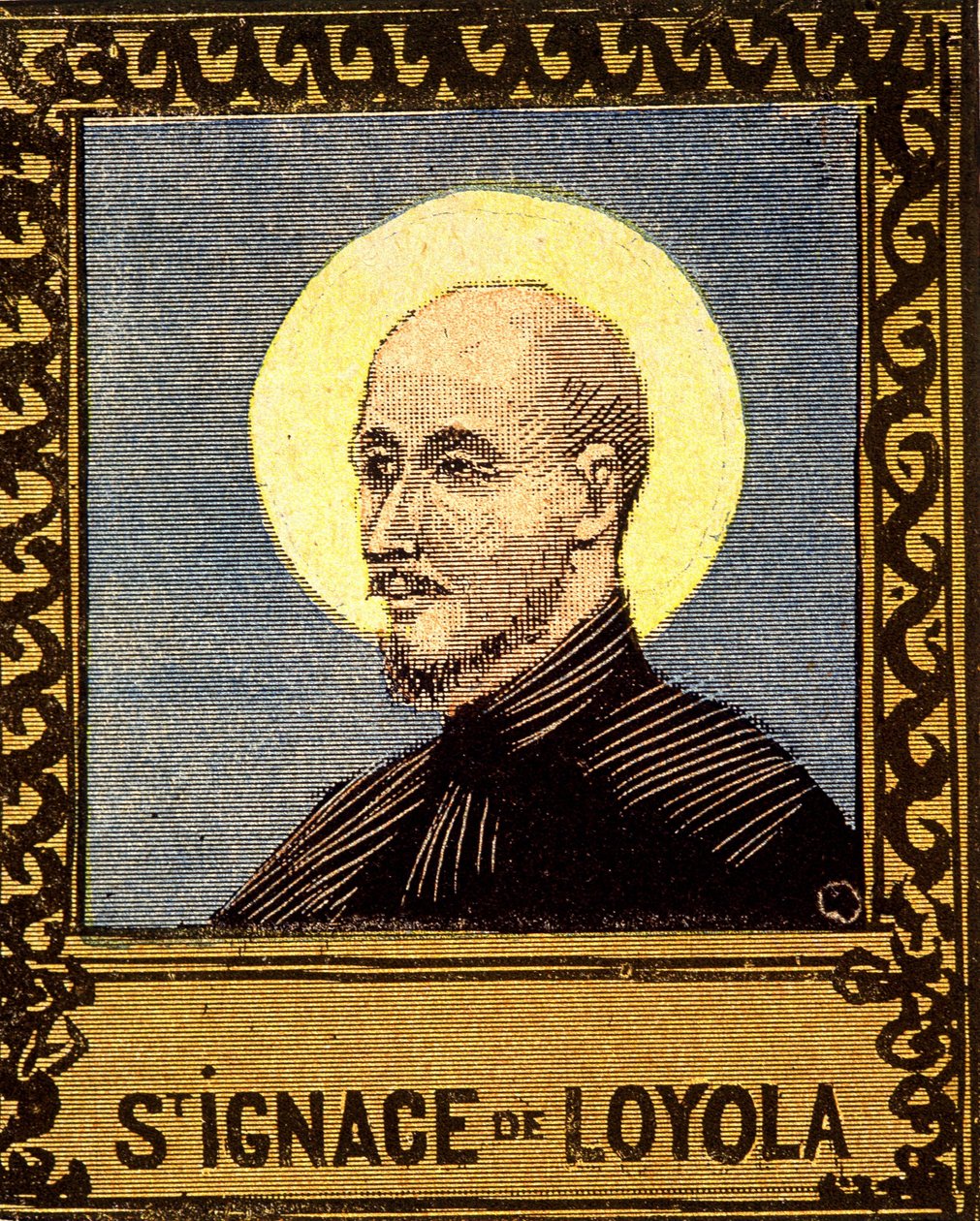 Loyolai Szent Ignác (1491-1556), a Jézus Társaság alapítójának portréja. 19. század. alkotó: Unknown artist