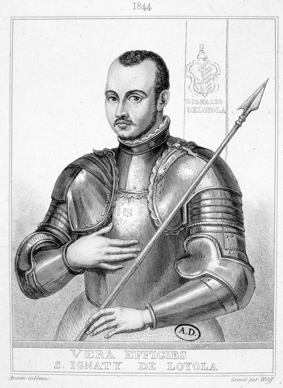 Loyolai Szent Ignác, a Jézus Társaság alapítója (1491-1556) portréja alkotó: Unknown artist