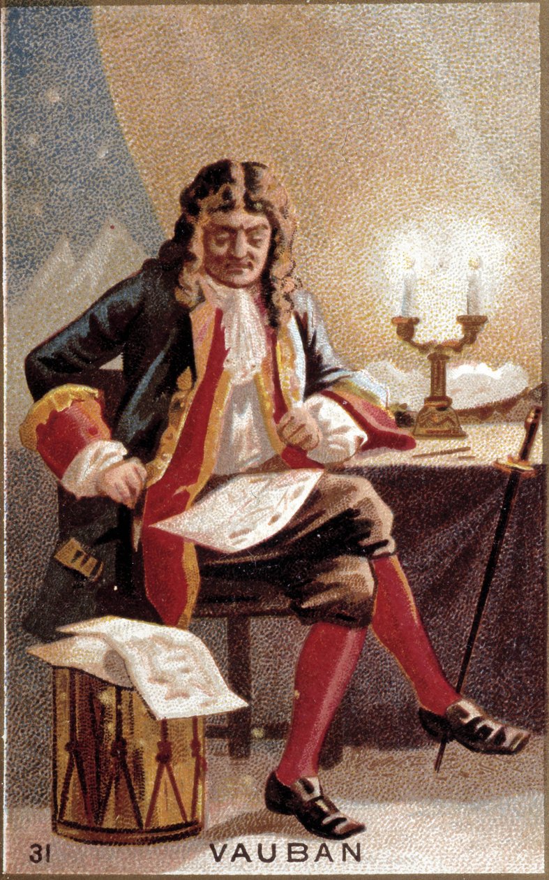 Sébastien Le Prestre de Vauban (1633-1707), francia marsall portréja. alkotó: Unknown artist