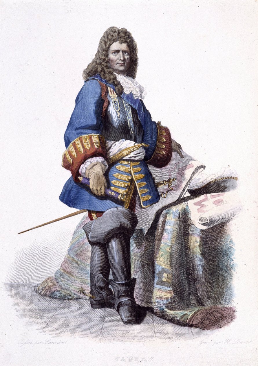 Sébastien Le Prestre de Vauban francia marsall és hadmérnök (1633-1707) portréja. - „A francia Plutarkhosz” című filmben alkotó: Unknown artist