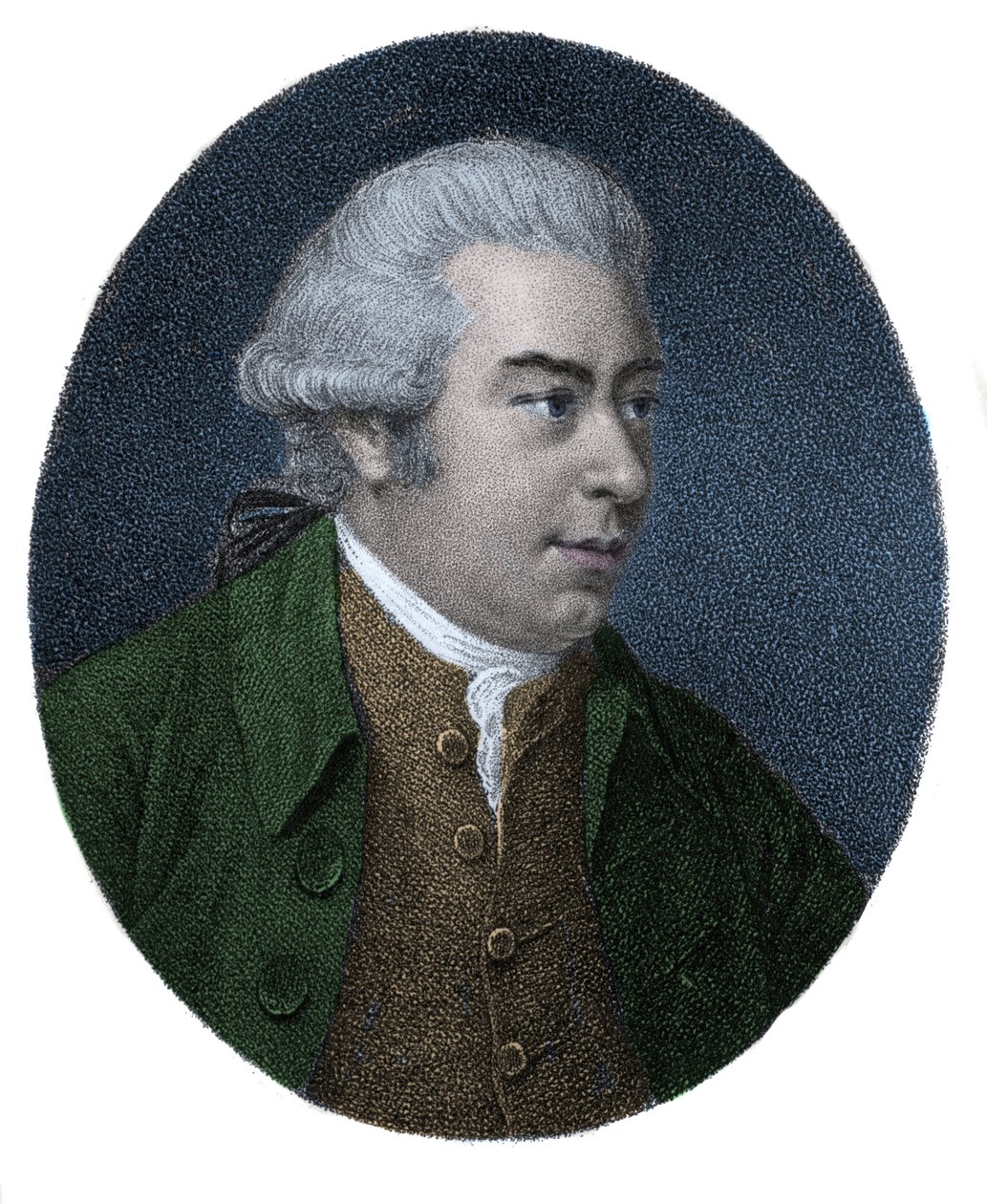 Sir Joseph Banks (1743-1820) angol felfedező és természettudós portréja. századi színes metszet. alkotó: Unknown artist