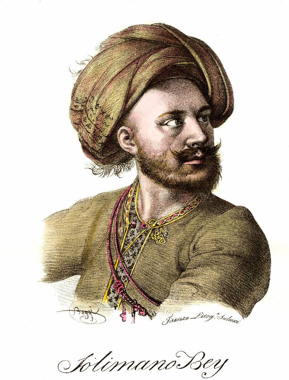 Szoliman (Szulejmán) I, a csodálatos (1494-1566), oszmán szultán portréja” alkotó: Unknown artist
