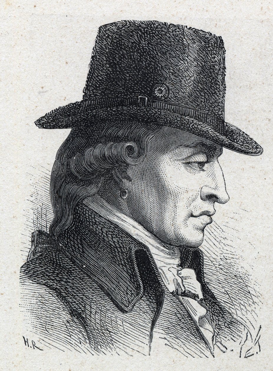 Stanislas Marie Maillard (1763-1794), végrehajtó és a francia forradalom emblematikus alakja portréja. alkotó: Unknown artist