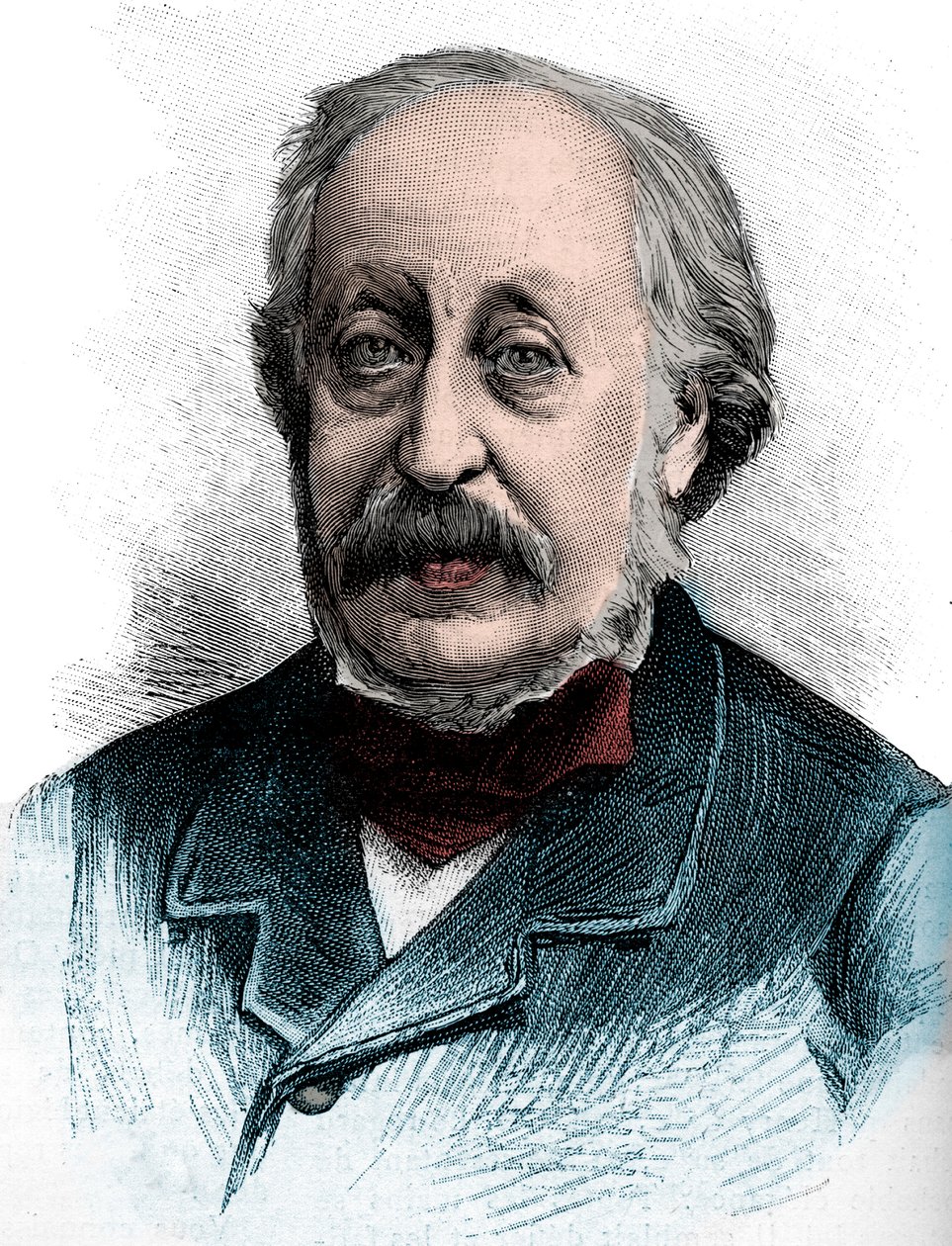 Heller István (1813-1888) magyar zongoraművész, tanár és zeneszerző portréja - Metszet 1888 alkotó: Unknown artist