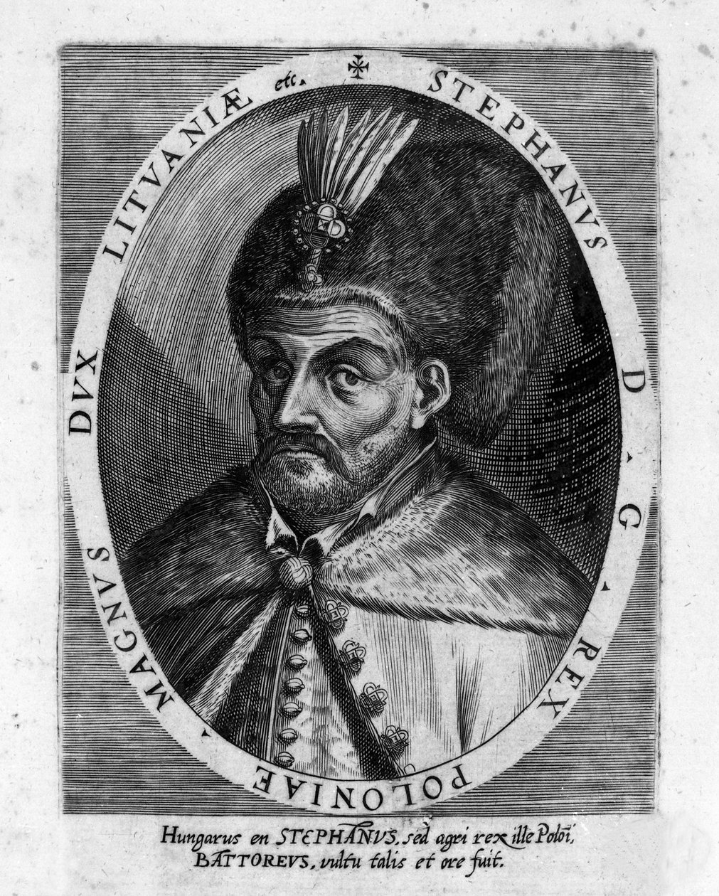 I. Báthory István (1533-1586), erdélyi fejedelem és lengyel király arcképe. alkotó: Unknown artist
