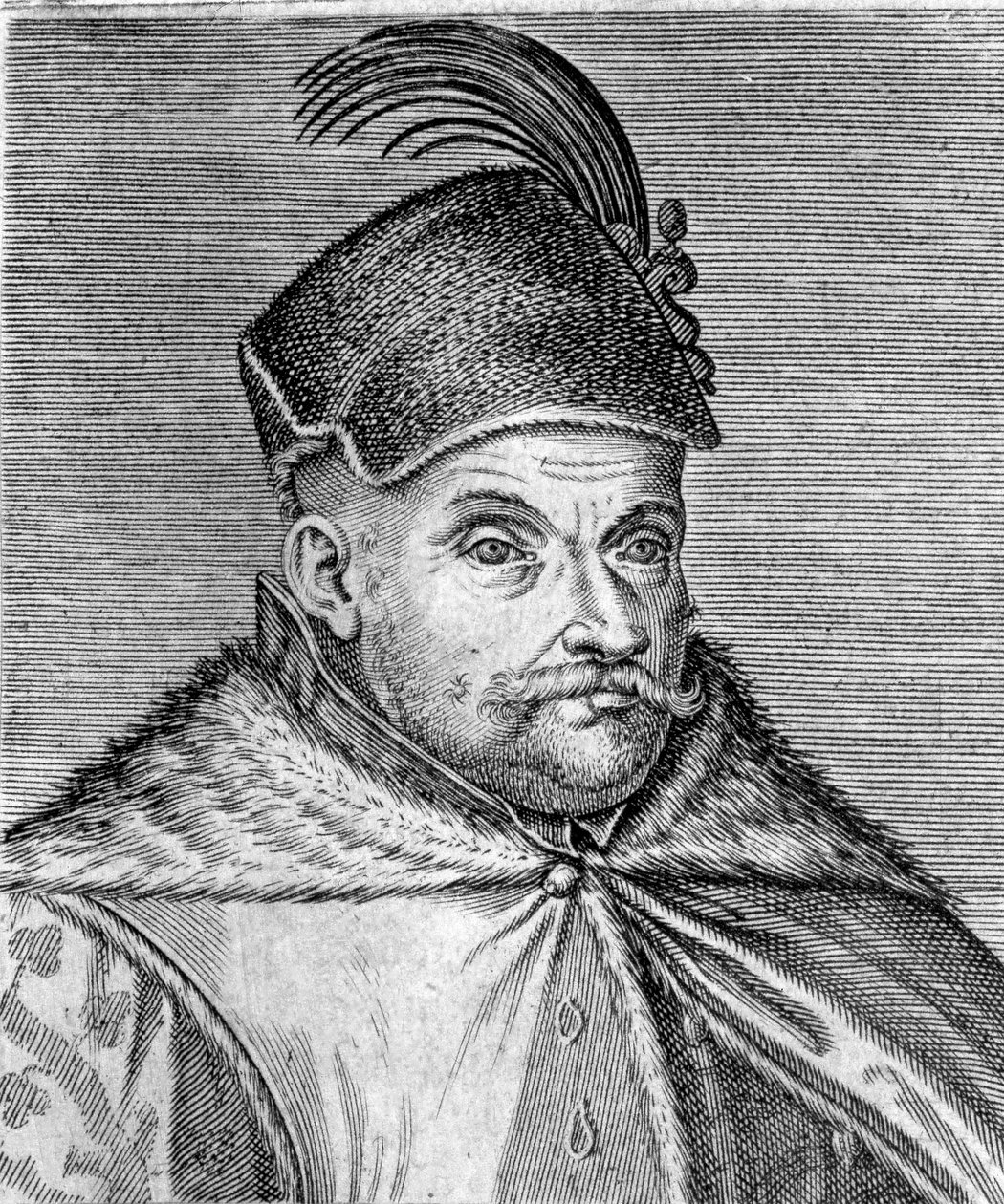 I. Báthori István (1533-1586), erdélyi fejedelem és lengyel király arcképe. századi metszet alkotó: Unknown artist