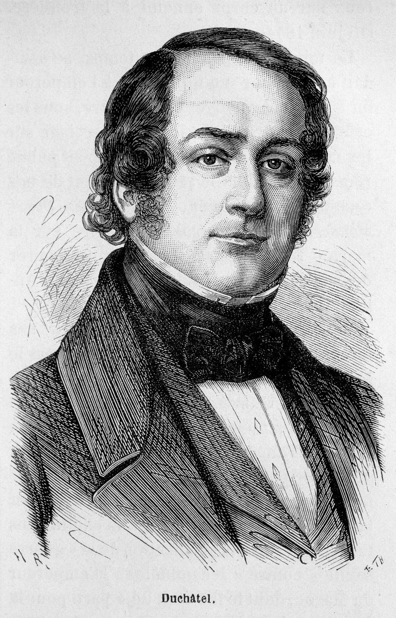 Tanneguy Duchatel (1803-1867) francia politikus portréja. alkotó: Unknown artist