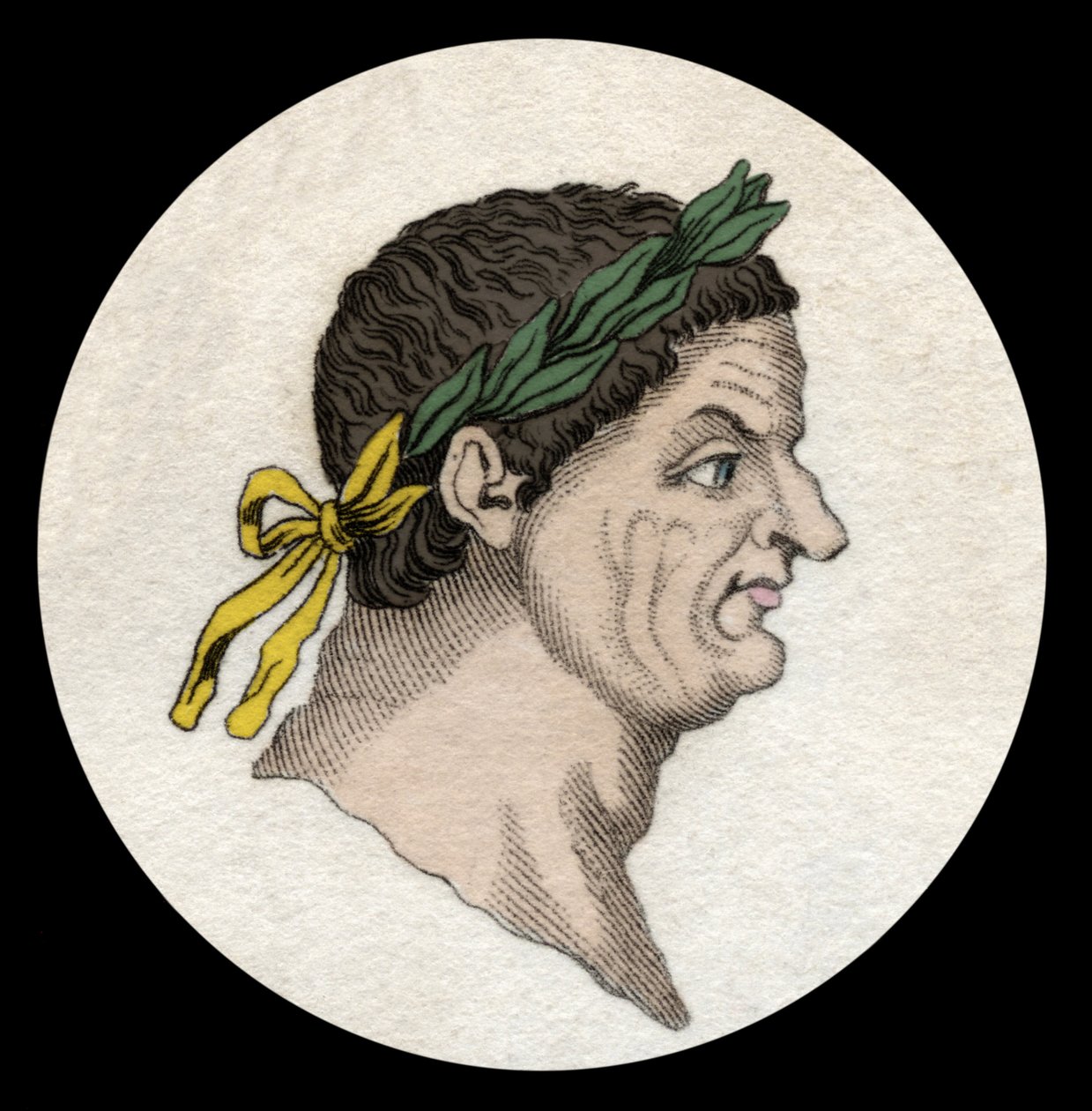Titus Flavius Vespasianus (Vespasianus, 9-79), római császár portréja. alkotó: Unknown artist