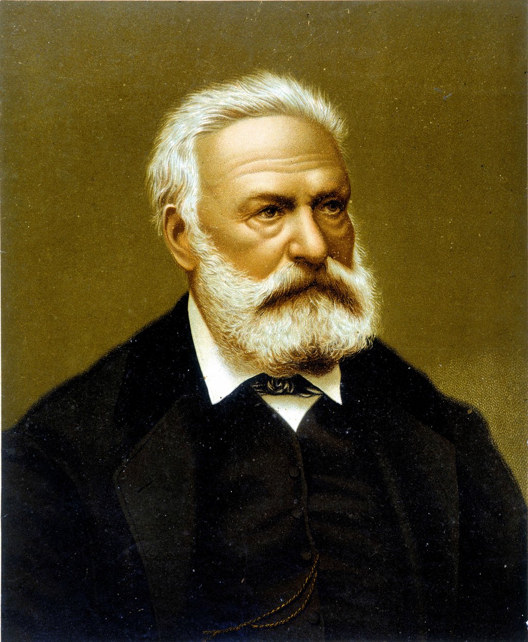 Victor Hugo portréja - kromolitográfia alkotó: Unknown artist
