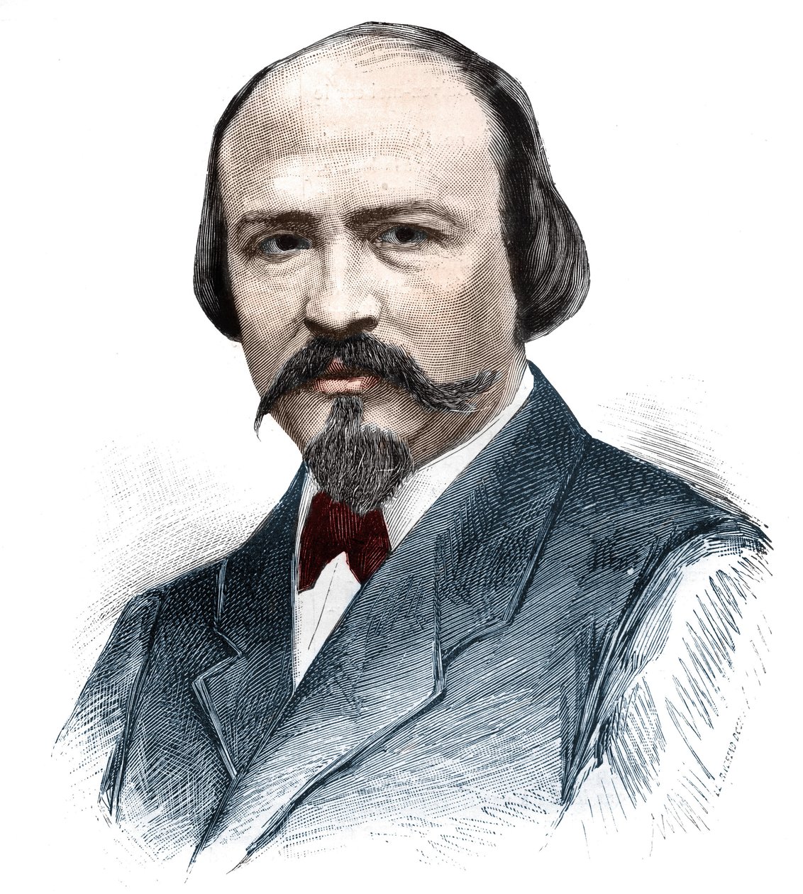 Victor Masse (1822-1884) francia zeneszerző portréja. alkotó: Unknown artist