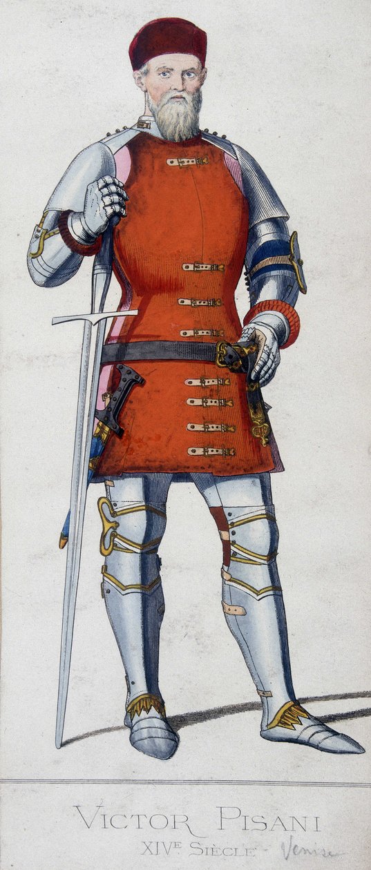 Vittore Pisani portréja. velencei admirális (1324-1380). alkotó: Unknown artist