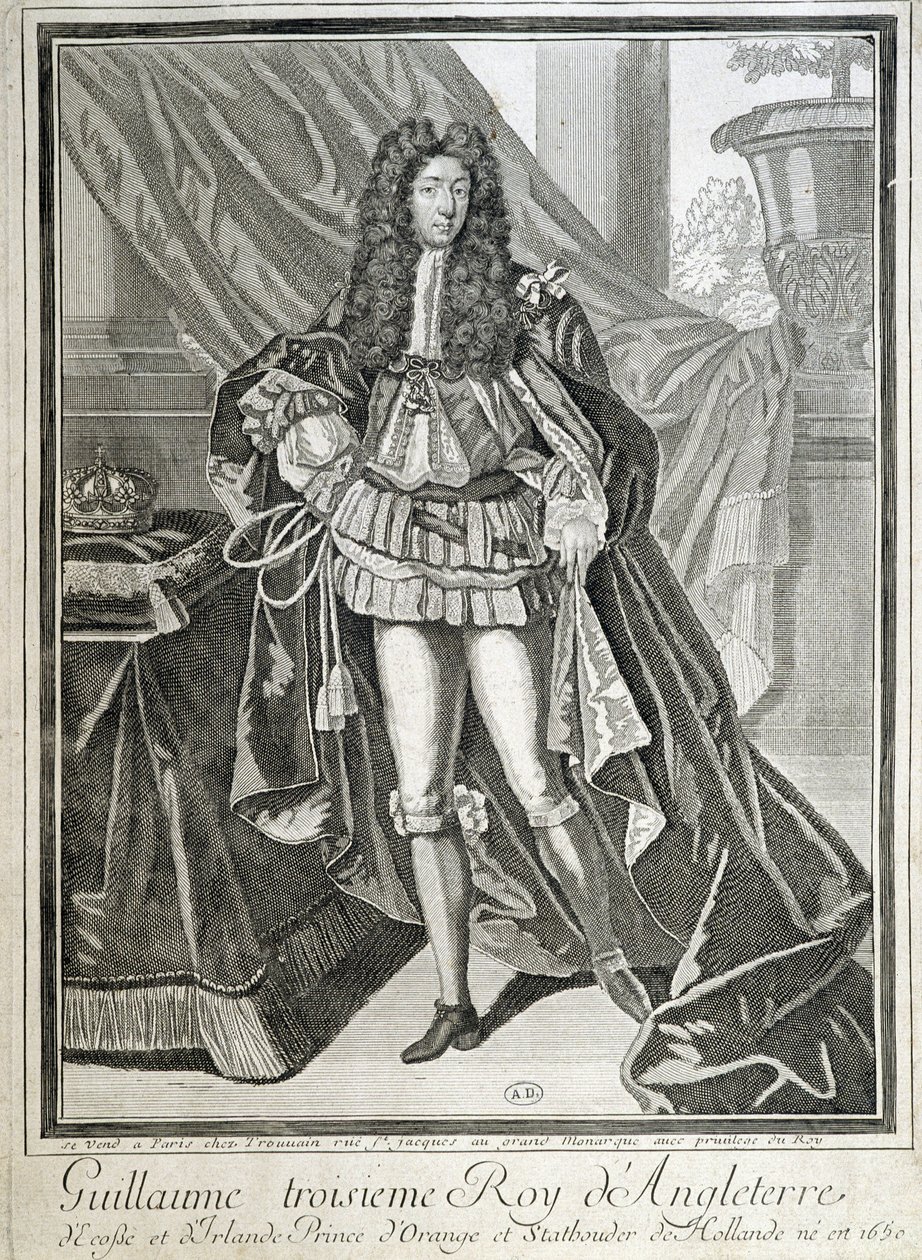 III. Vilmos angol király, Orange hercegének portréja alkotó: Unknown artist