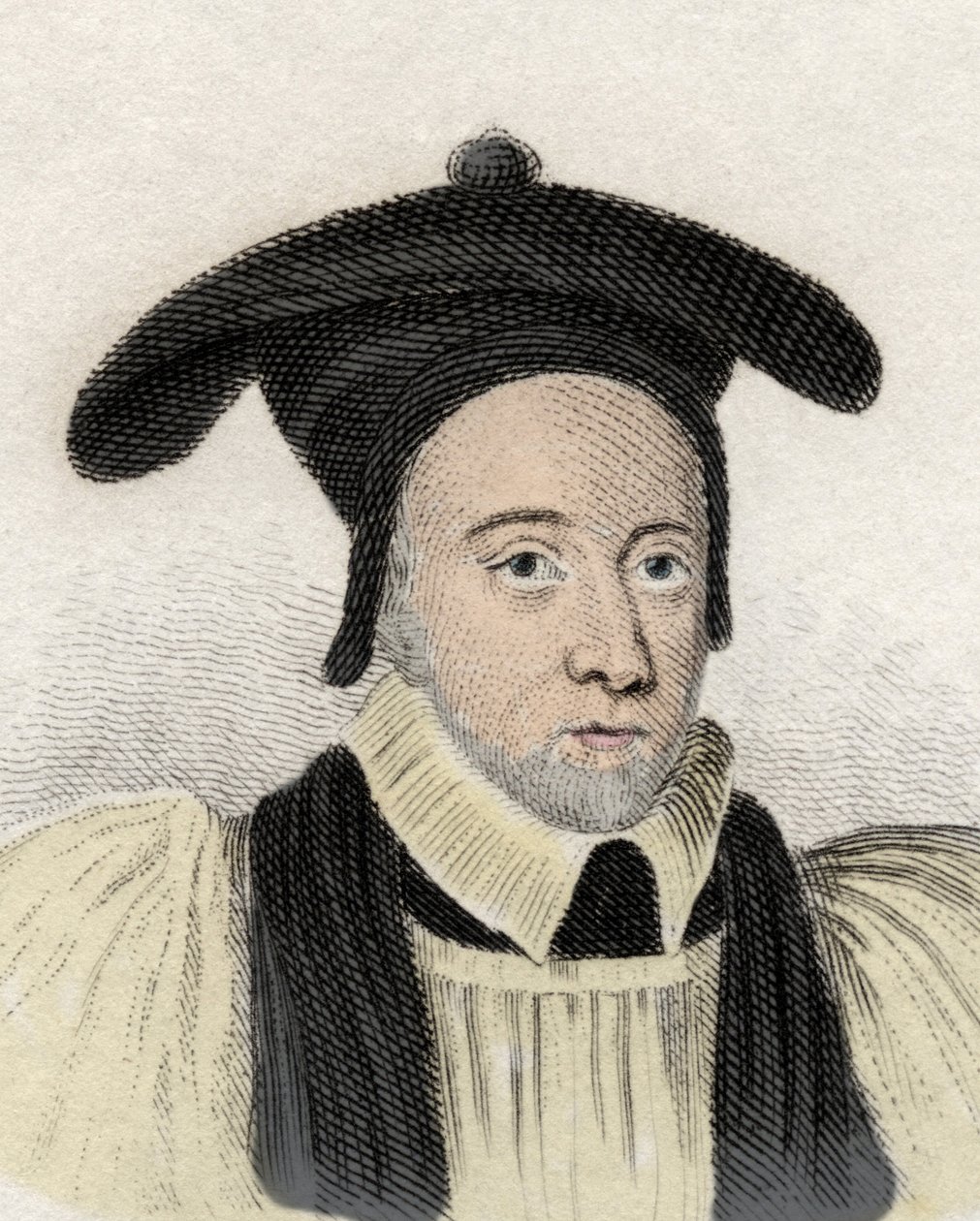 William Juxon (1582-1663), angol egyházi és Cantorbery archaikus portréja. századi metszet. alkotó: Unknown artist