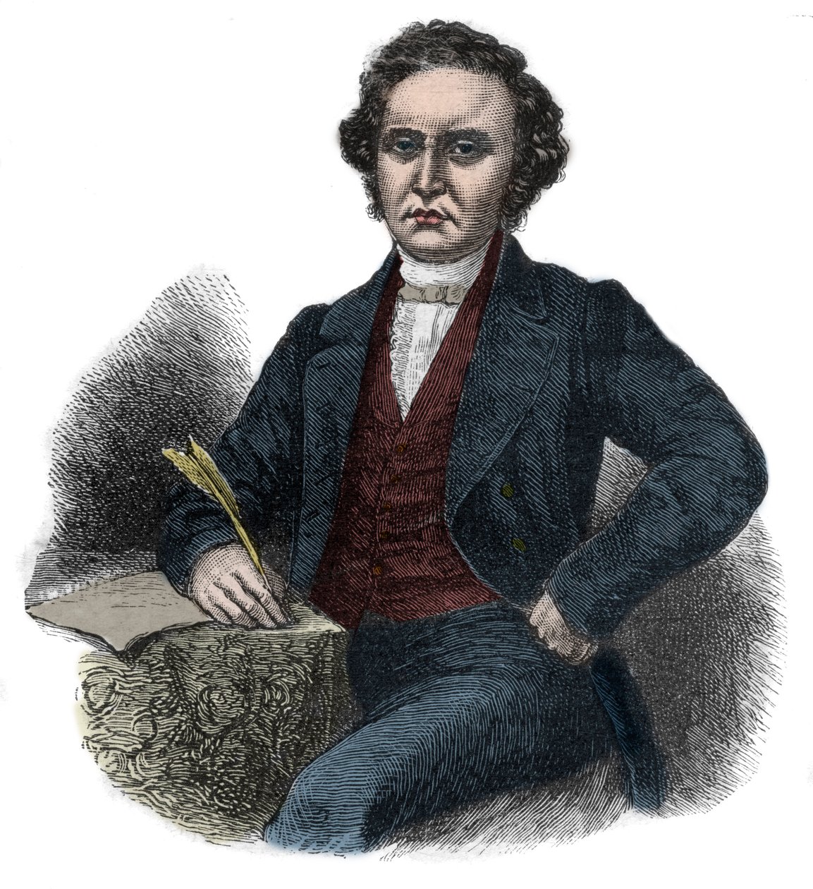 William Symington (1764-1831), a gőzhajózás skót úttörőjének portréja alkotó: Unknown artist