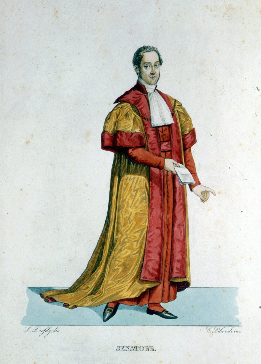 A Vatikáni Állam pápai szenátorának portréja. alkotó: Unknown artist