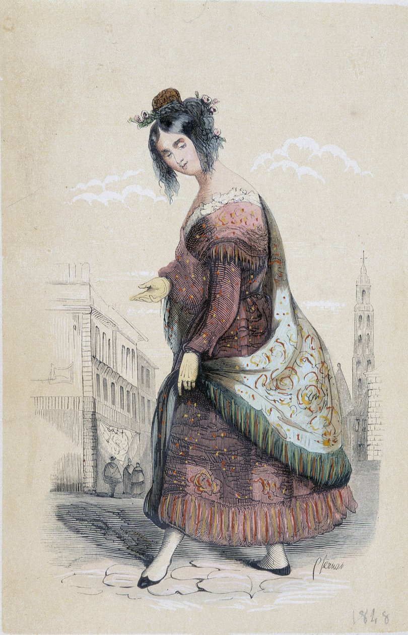 Egy sevillai cigány portréja alkotó: Unknown artist