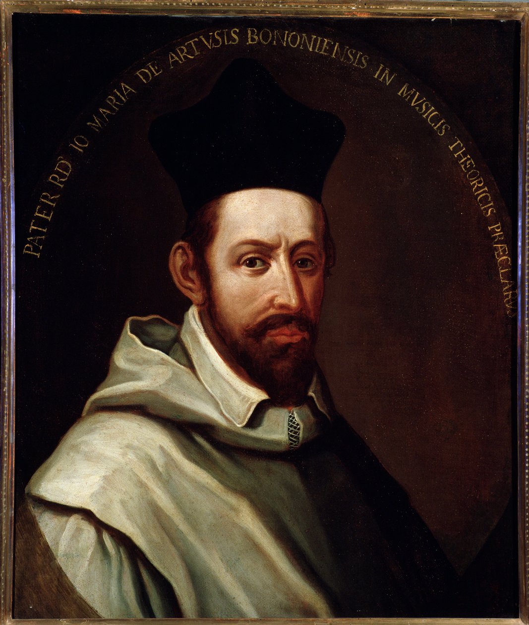 Giovanni Maria Artusi olasz zeneszerző és teoretikus portréja (kb. 1540-1613) Névtelen festmény. 17. század. Bologna, polgári bibliográfiai múzeum alkotó: Unknown artist
