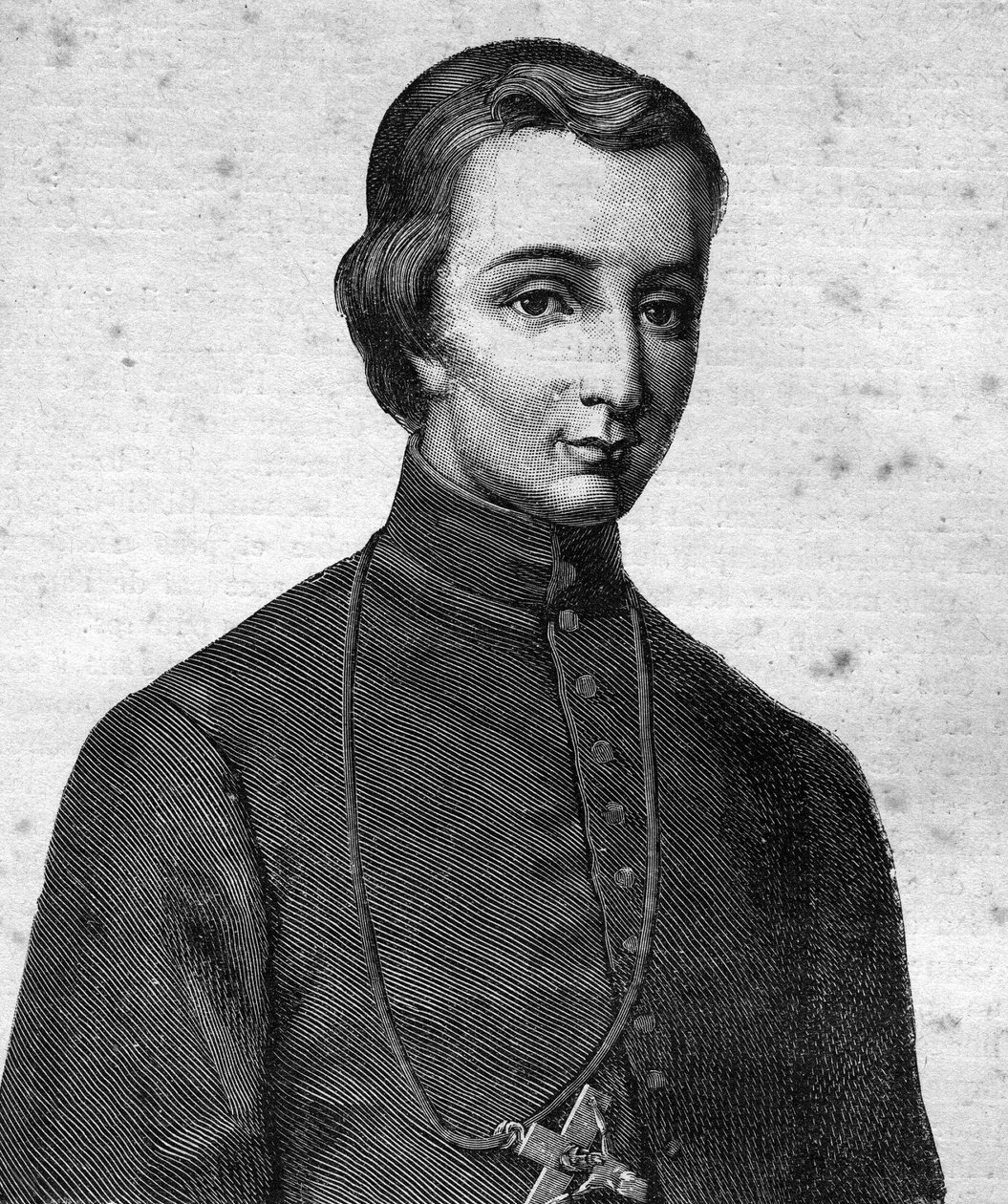 A „” Boldog Pierre-Louis-Marie Chanel, marista, Óceánia első vértanújának (1803-1841) portréja – a „” Les Contemporains”-ban”, n.d. század vége. alkotó: Unknown artist