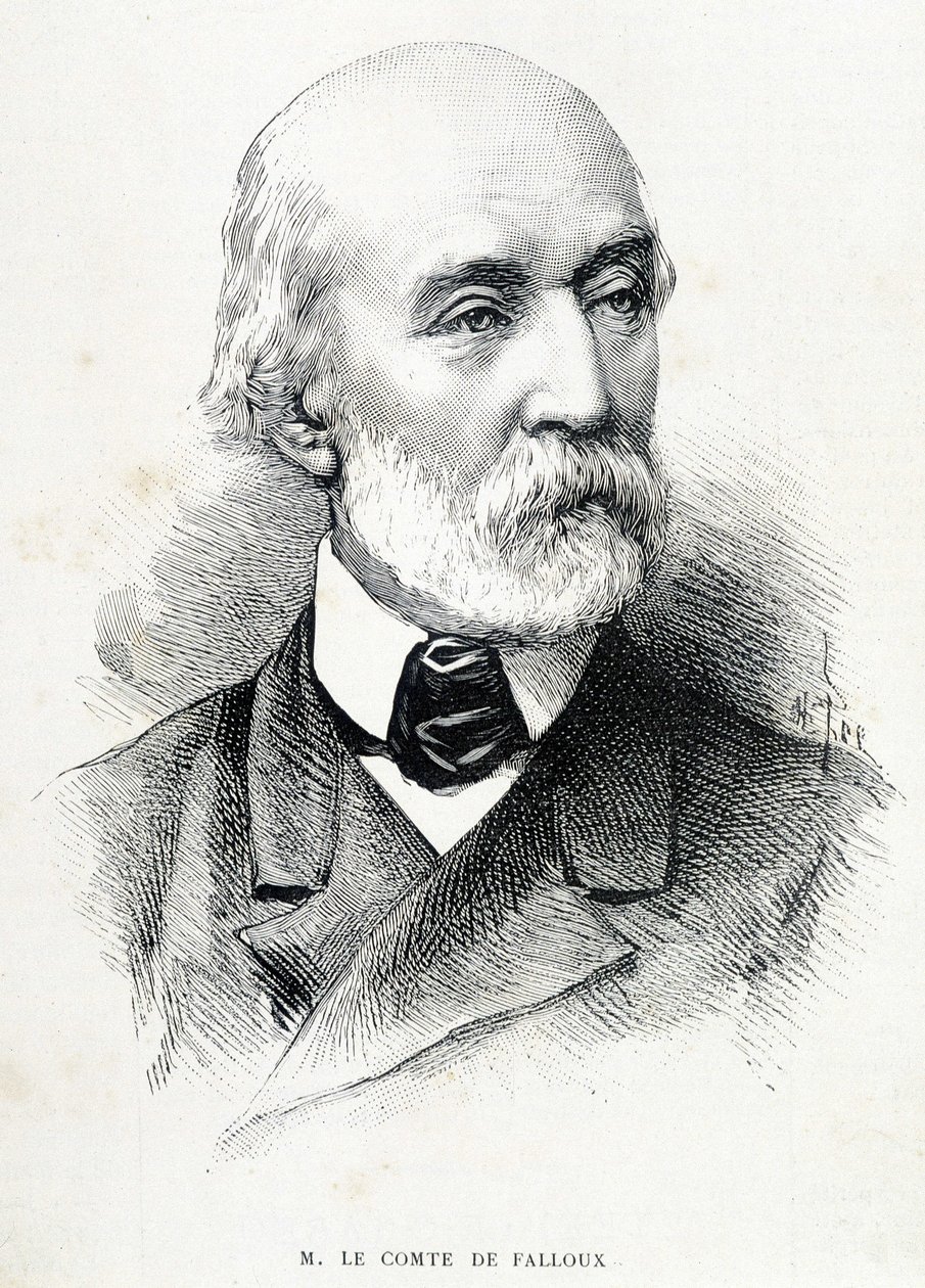 De Fallux gróf (1811-1886) francia politikus portréja. alkotó: Unknown artist