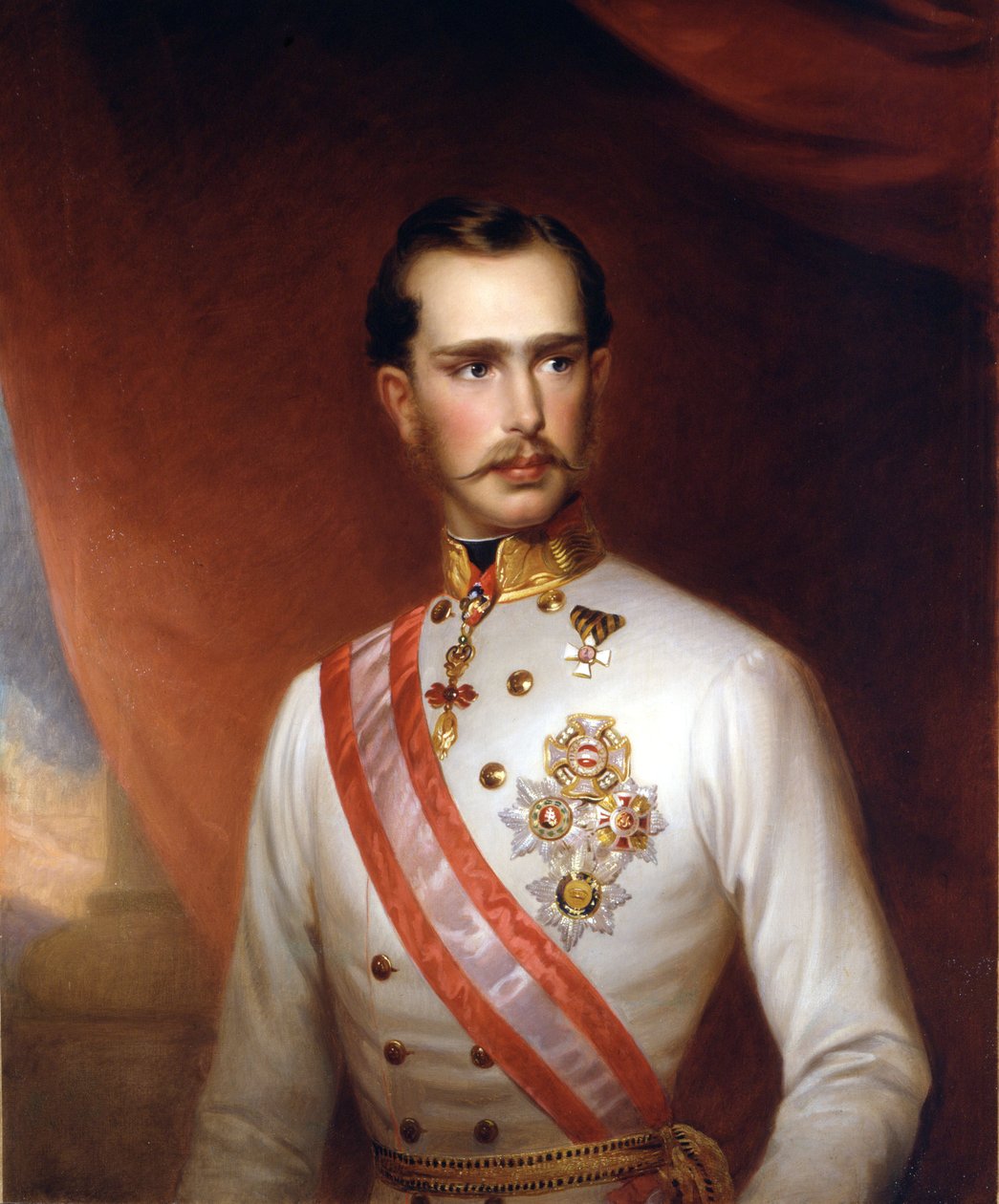 I. Ferenc József osztrák császár (1830 - 1916) portréja. Névtelen festmény. Risorgimento Múzeum, Milánó. alkotó: Unknown artist
