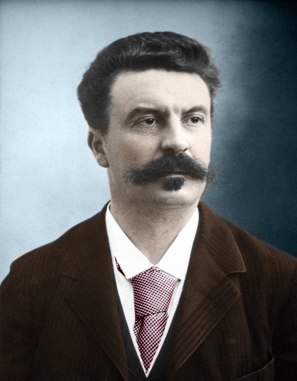 Guy de Maupassant francia író (1850-1893) portréja alkotó: Unknown artist