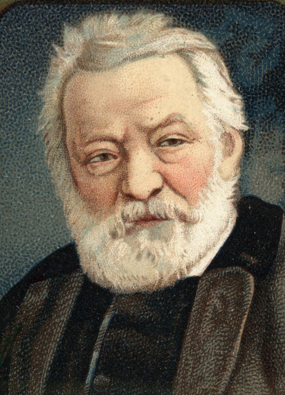Victor Hugo (1802-1885) francia író portréja. alkotó: Unknown artist