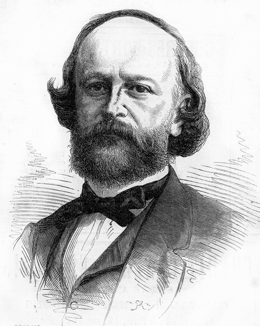 Edouard Fournier (1819-1880) francia író és író portréja. alkotó: Unknown artist