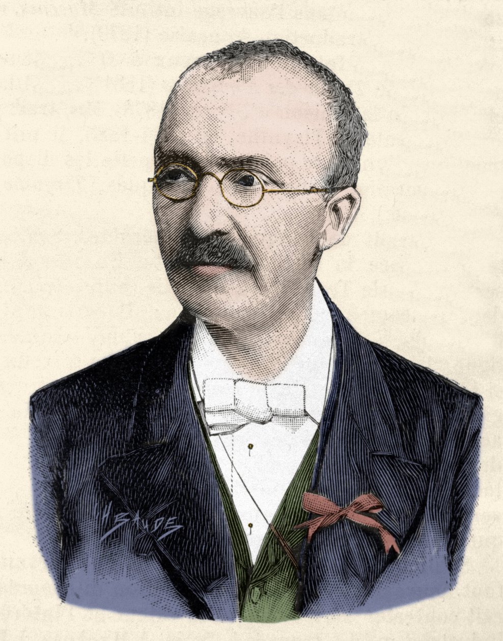 Heinrich (Henri) Schliemann (1822-1890) német régész portréja. alkotó: Unknown artist