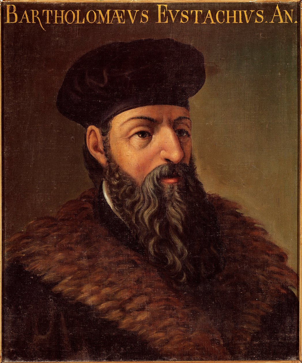 Bartolomeo Eustachi (Barthelemy Eustache) olasz anatómus és orvos portréja (1505-1574) Névtelen festmény. 16. századi Padova, Universite Italy – Bartolomeo Eustachi (1505-1574) olasz anatómus és orvos portréja. Névtelen festék alkotó: Unknown artist
