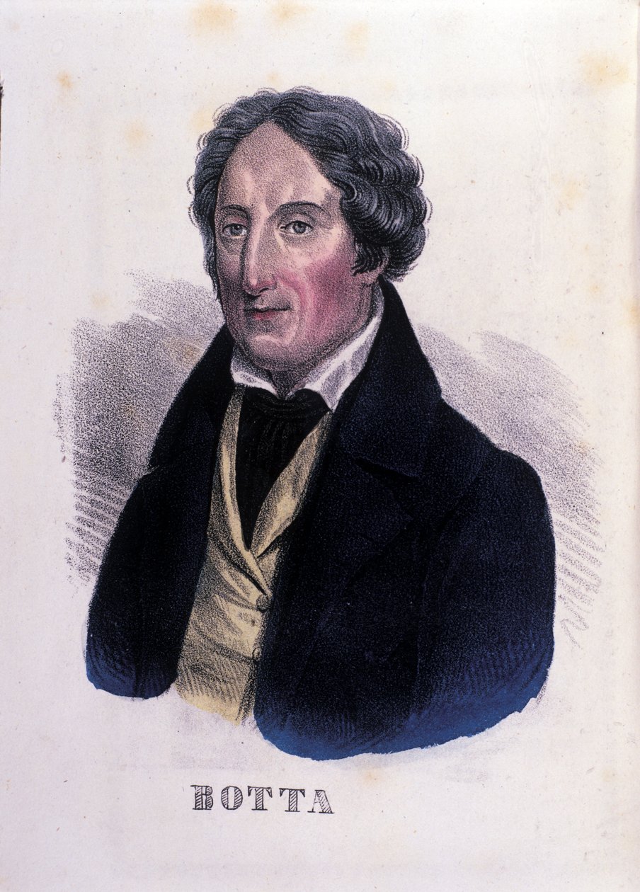 Carlo Botta (1766-1837) olasz orvos és politikus portréja. alkotó: Unknown artist