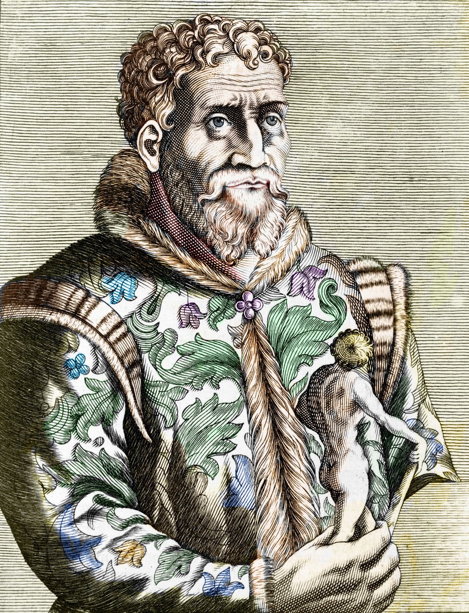 Michelangelo Buonarroti olasz festő, Michelangelo (Michelangelo vagy Michel Ange) portréja alkotó: Unknown artist