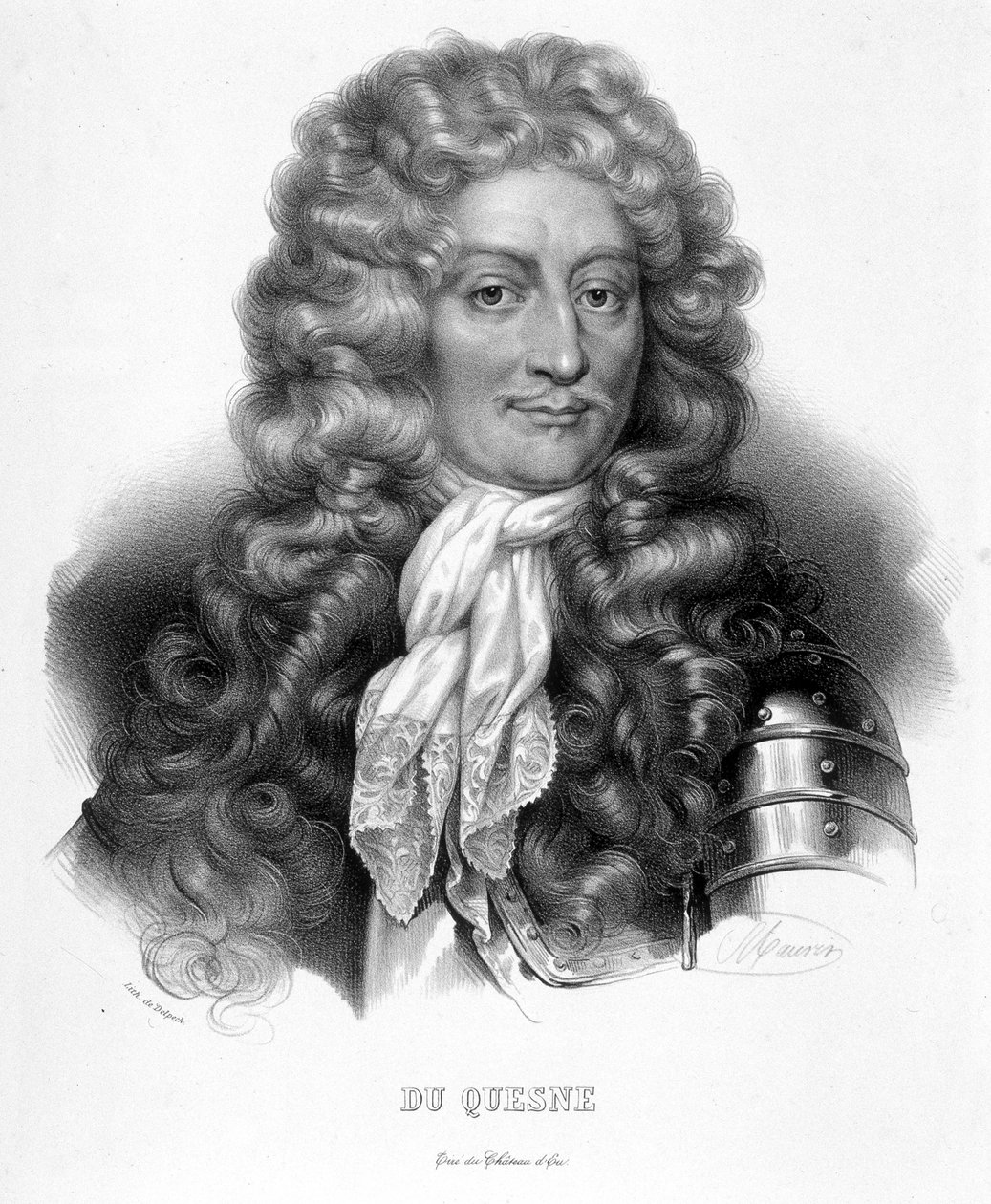Abraham Duquesne márki, francia tengerész (1610-1688) portréja alkotó: Unknown artist