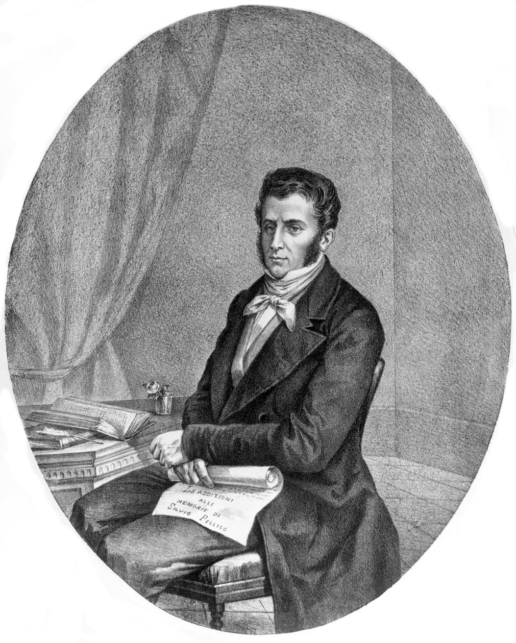 A Patriot és a zenész, Piero Maroncelli portréja alkotó: Unknown artist