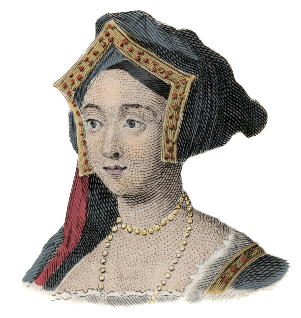 Jane (Jeanne) Seymour angol királynő (1509-1537), VIII. Henrik feleségének portréja alkotó: Unknown artist