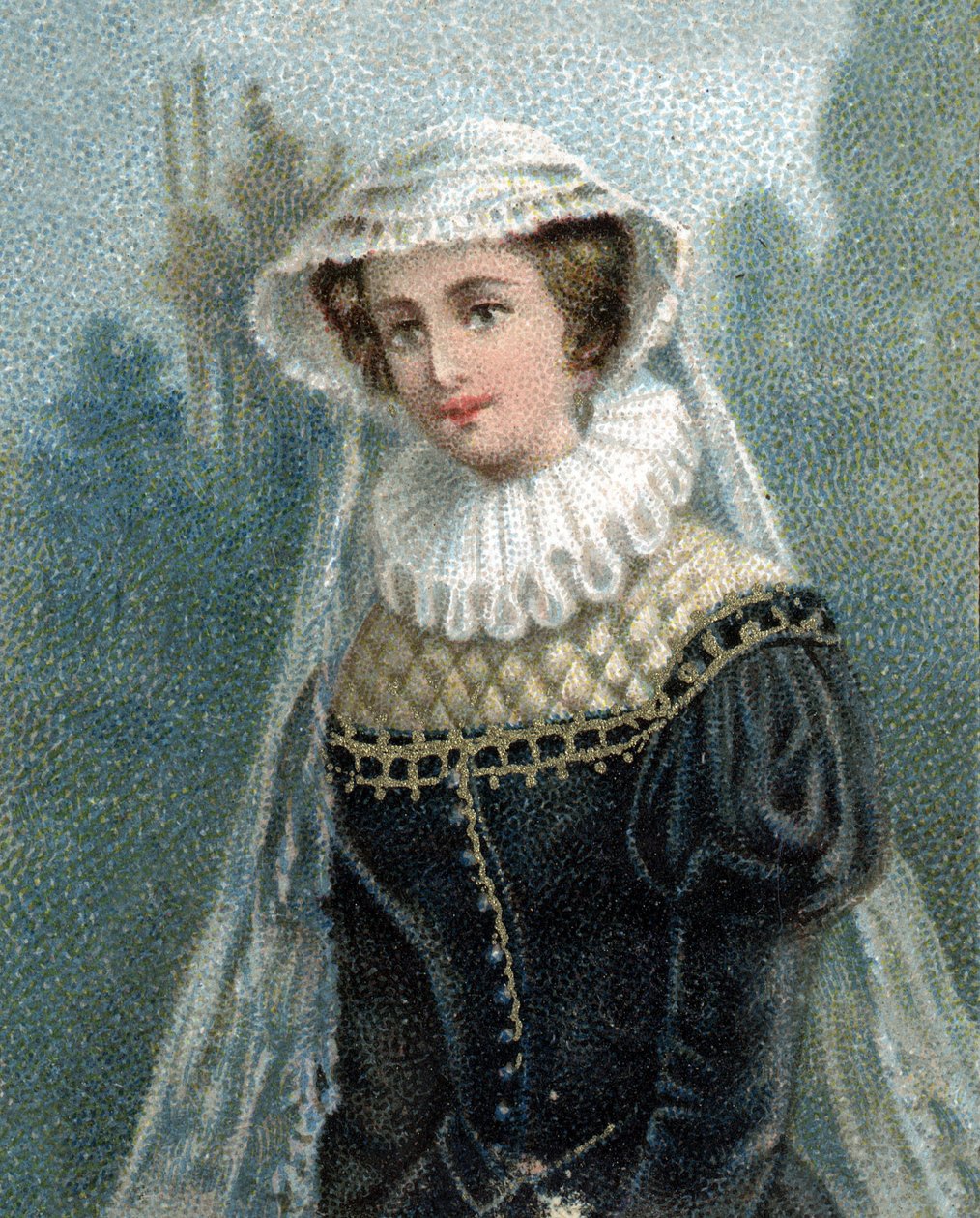 Marie Stuart skót királynő (1542-1587) portréja. alkotó: Unknown artist