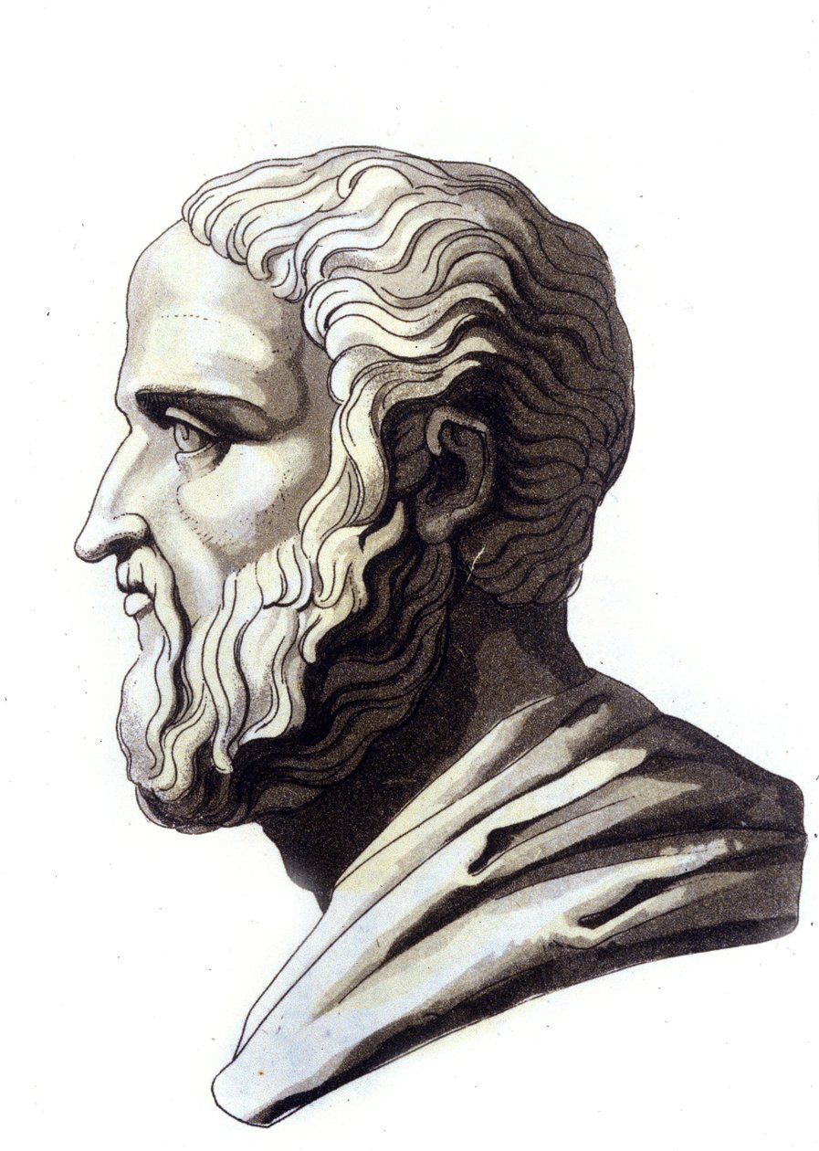 Isorate padlásszónok portréja (Kr. e. 436-338). alkotó: Unknown artist