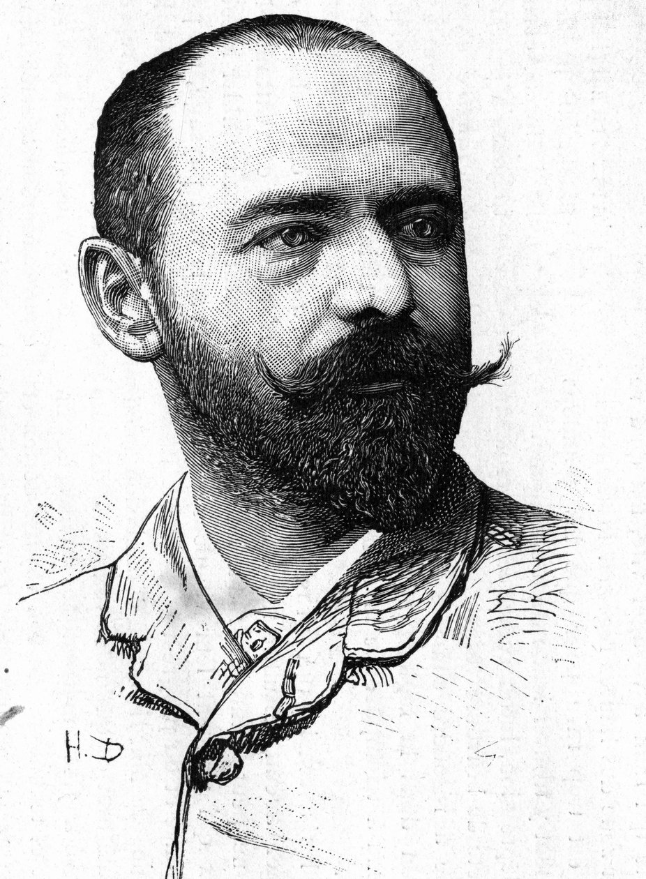 Alfred Hennequin (1842-1887) drámaíró portréja. alkotó: Unknown artist