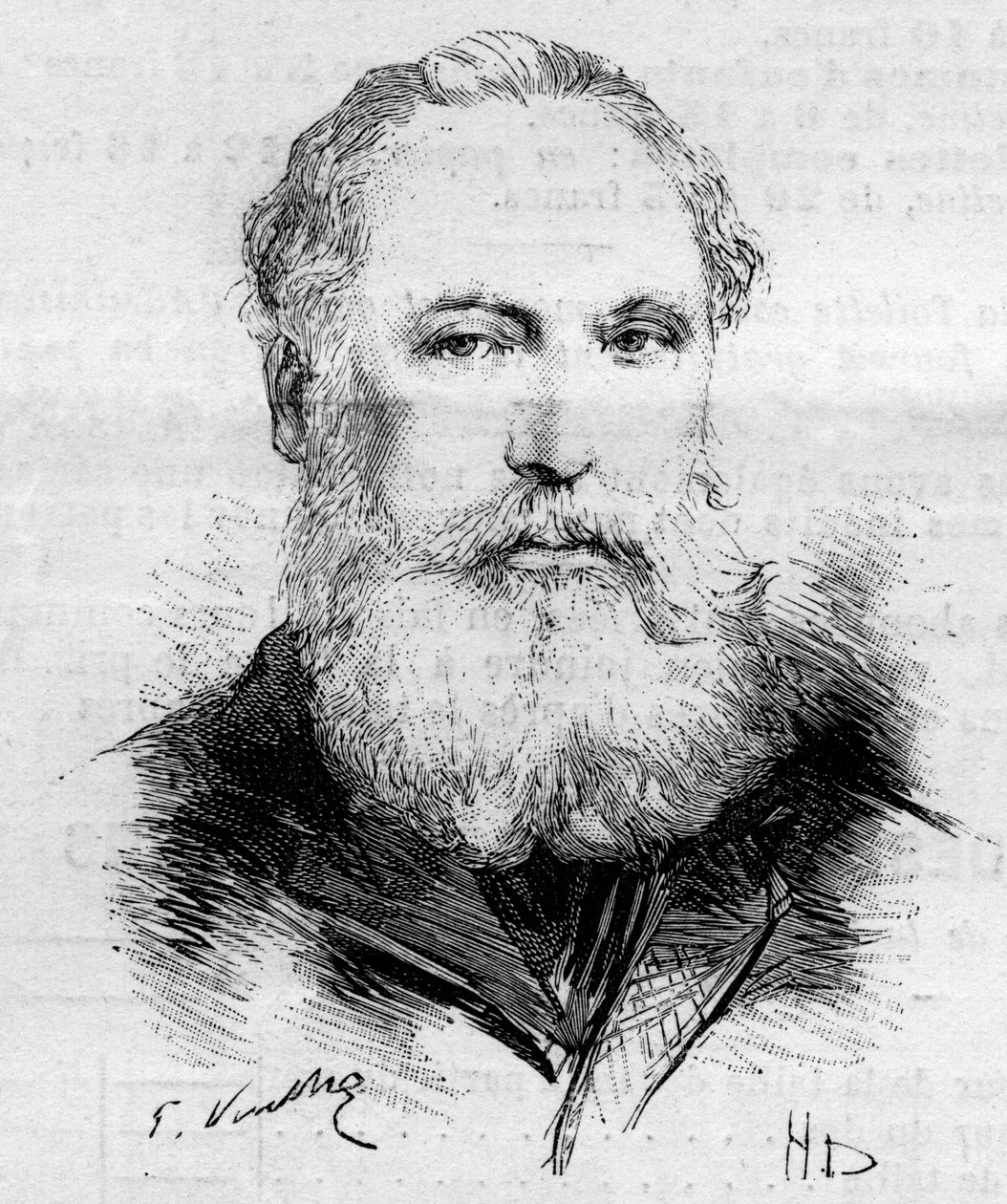 Edouard de Beaumont (1821-1888) festő portréja. alkotó: Unknown artist