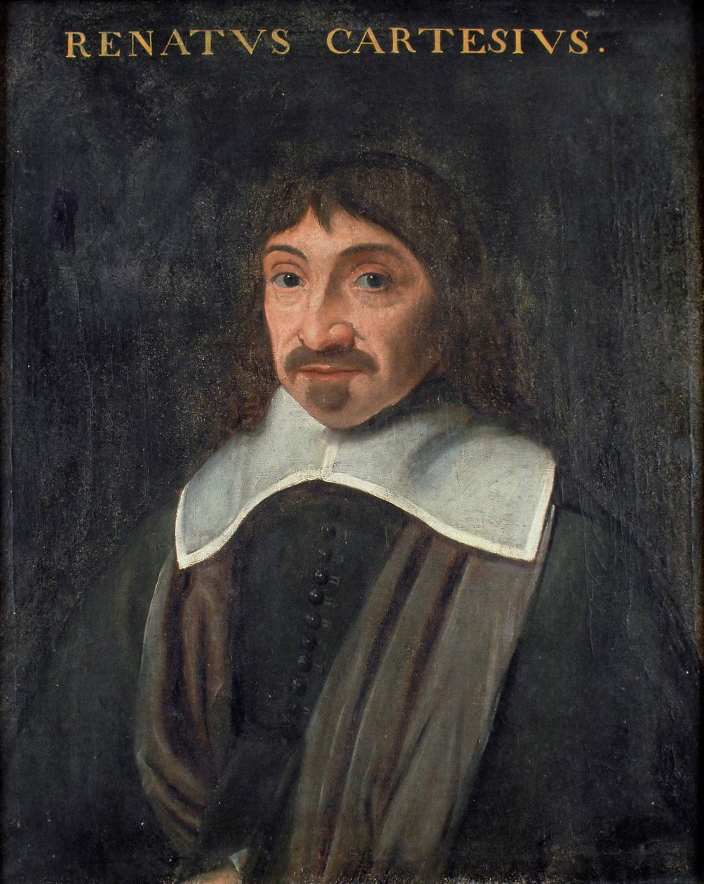 Rene Descartes (1596-1650) filozófus portréja, Anonymous. Olajfestmény alkotó: Unknown artist