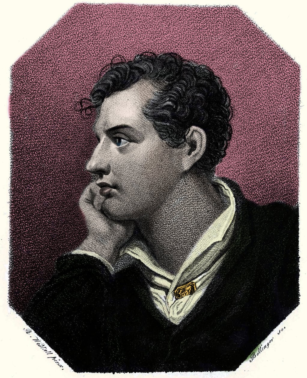 George Gordon Byron (1788-1824) költő portréja. alkotó: Unknown artist