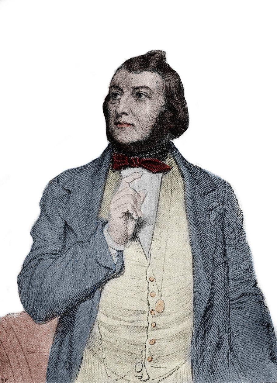 Jacques Boe költő portréja, dit Jasmin (okszitánul Jacme Boer dit Gensemin vagy Jansemin) alkotó: Unknown artist