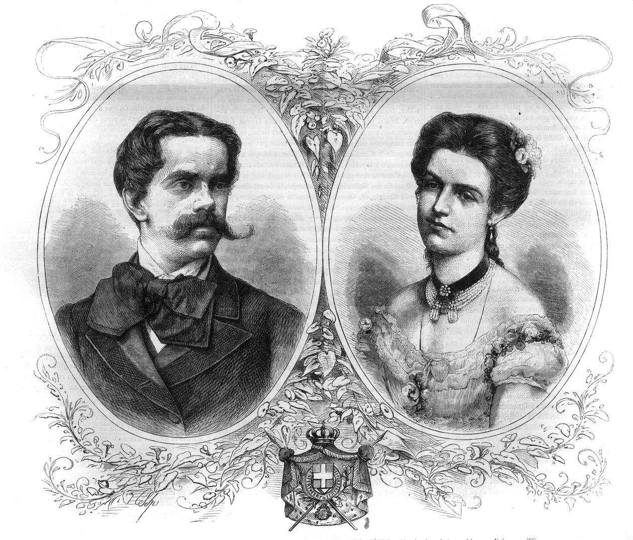I. Humbert herceg portréi, olasz herceg (Umberto I alkotó: Unknown artist