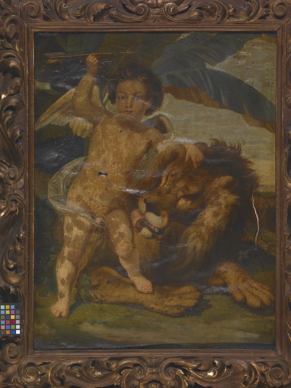 A szerelem ereje az erő felett (olaj, vászon) alkotó: Unknown artist
