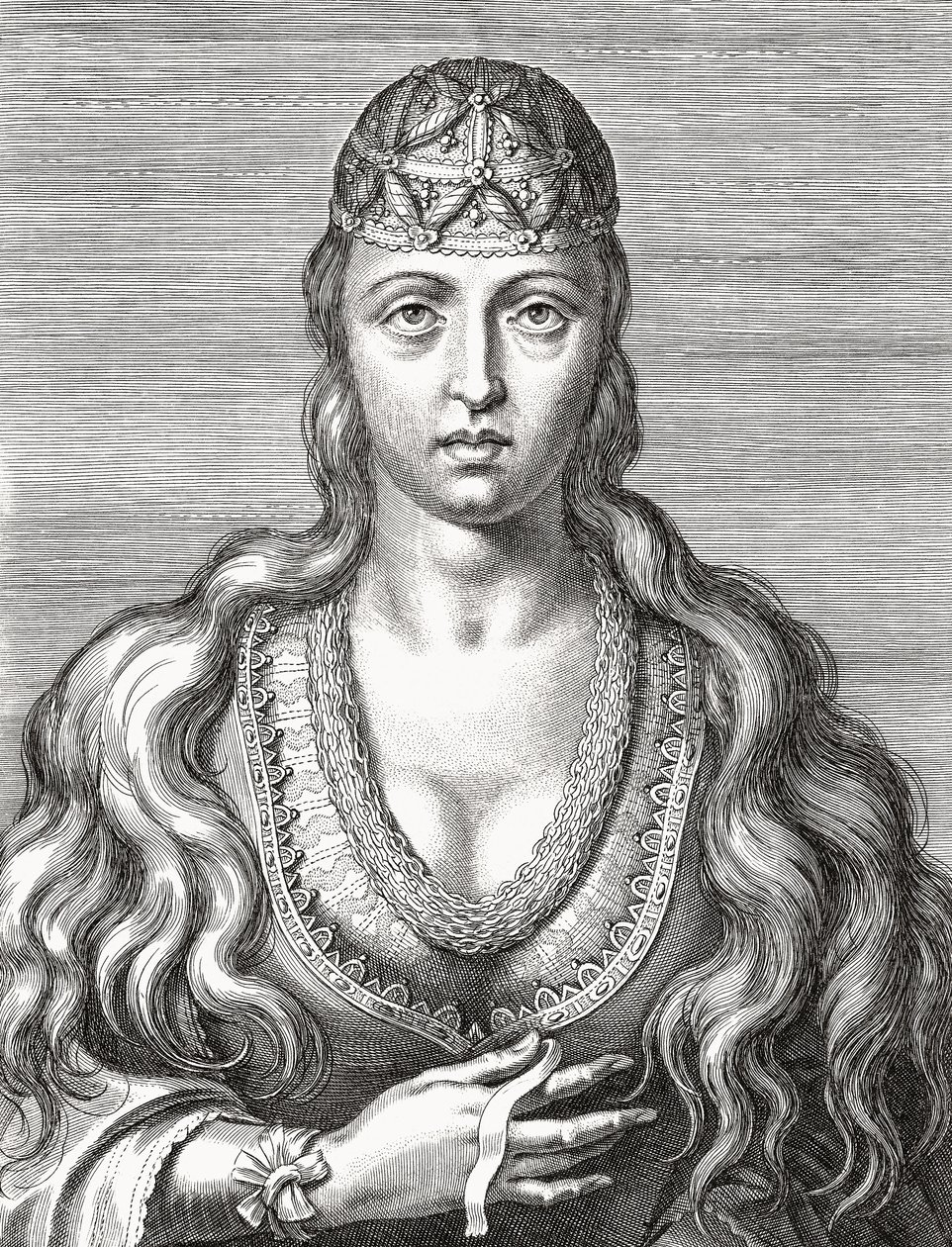 Joan portugál hercegnő. Joana. Portré. alkotó: Unknown artist