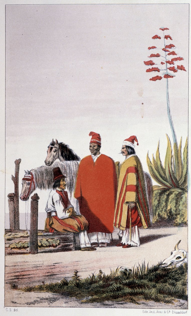 Magán- és vidékiek, Buenos Aires – Skogman Carl Johan Alfred „Első svéd körülhajózás” című könyvében, szerk. Stockhlom, Adolf Bonnier alkotó: Unknown artist
